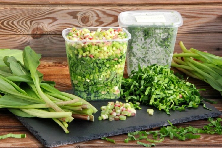 Замороженная черемша на зиму