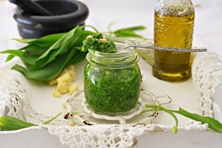 Песто из черемши на зиму