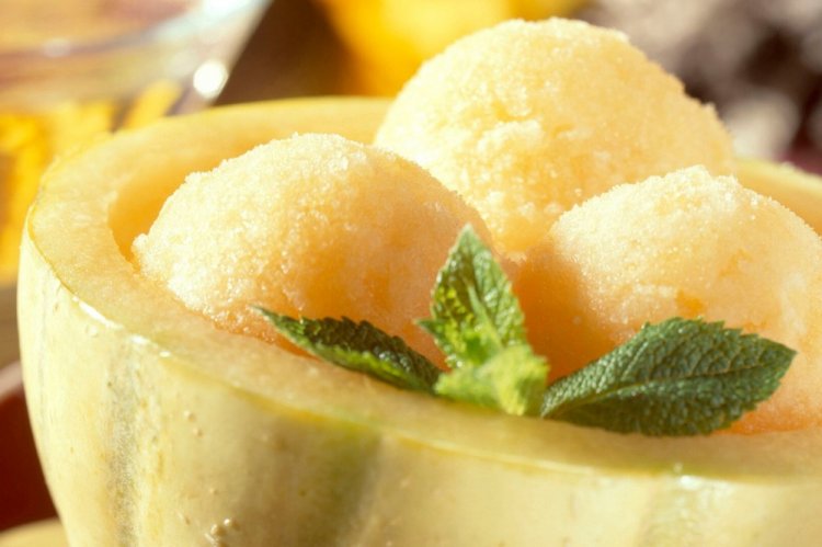 Сорбет из дыни