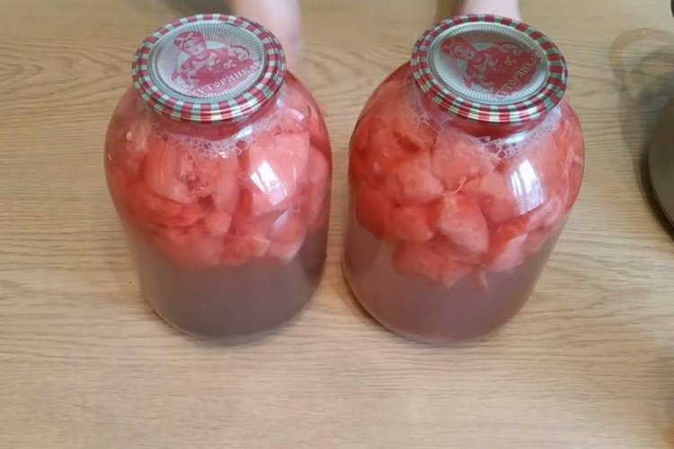 Компот из арбуза на зиму