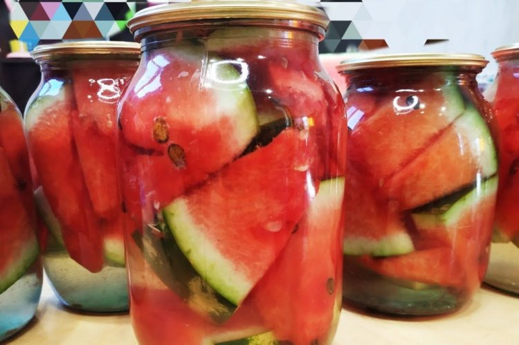 Консервированный арбуз без уксуса