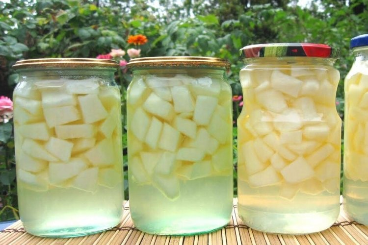 Компот из дыни на зиму