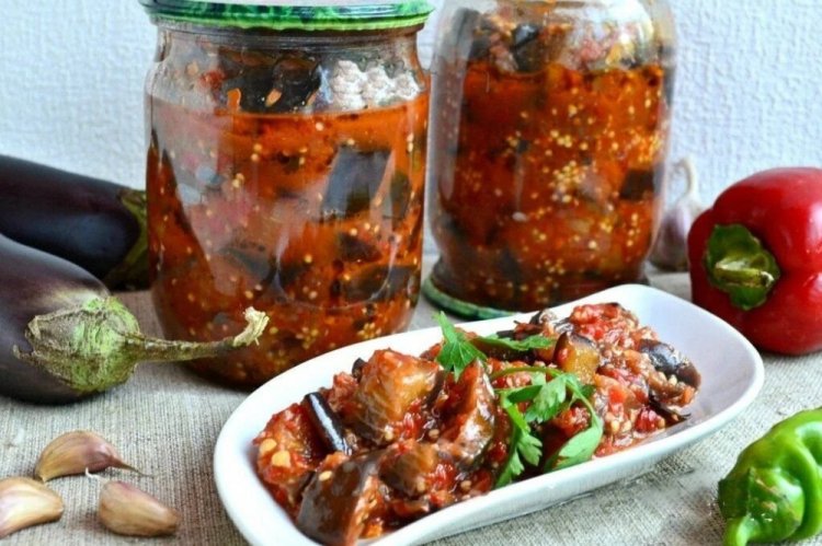 Баклажаны в кисло-сладком соусе на зиму