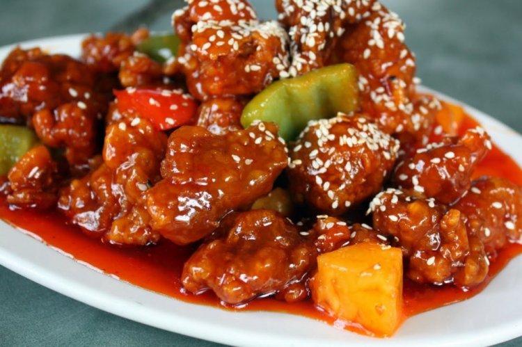 Свинина в кисло-сладком соусе по-китайски