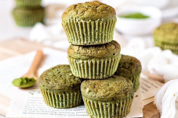 Матча маффины