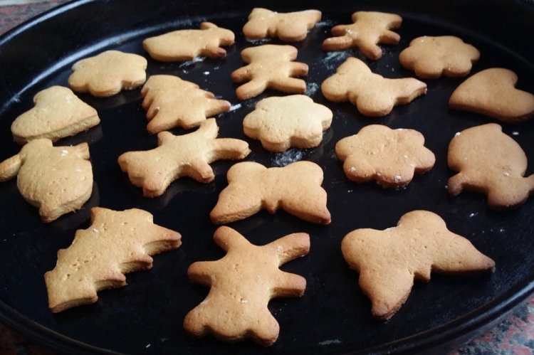 Постное печенье без выпечки на сковороде