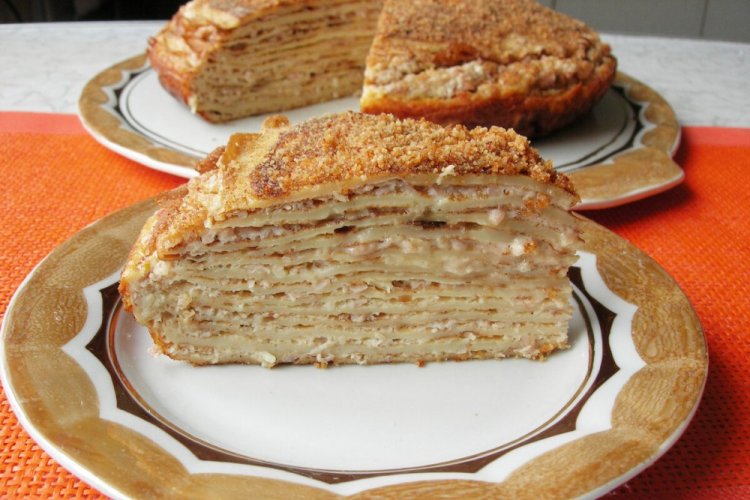 Венгерский блинный торт