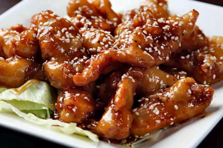 Курица с медом по-корейски