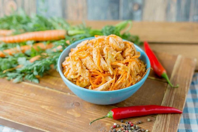 Хе из курицы по-корейски