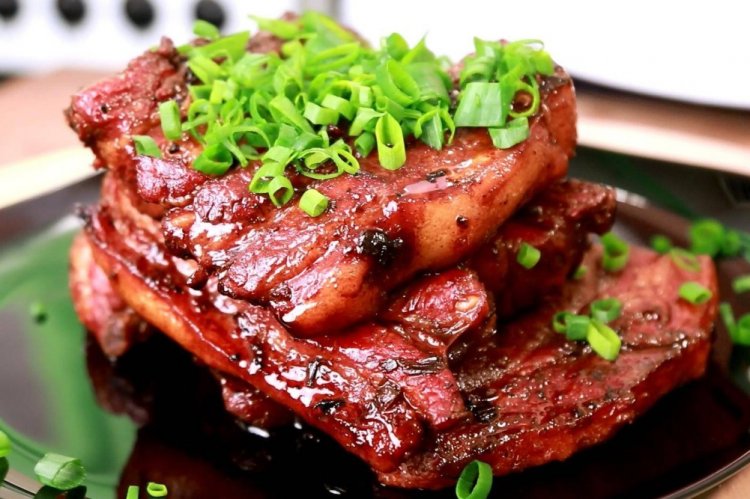 Свинина в соусе терияки на мангале