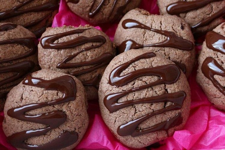 Шоколадное печенье на воде