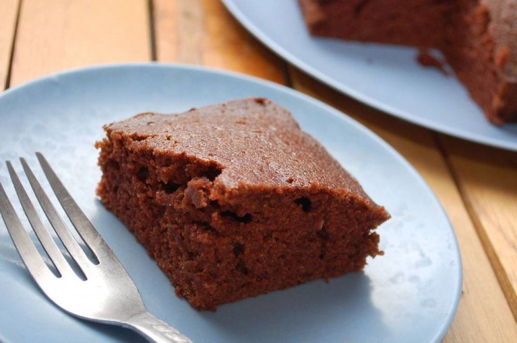 Постный шоколадный пирог без молока