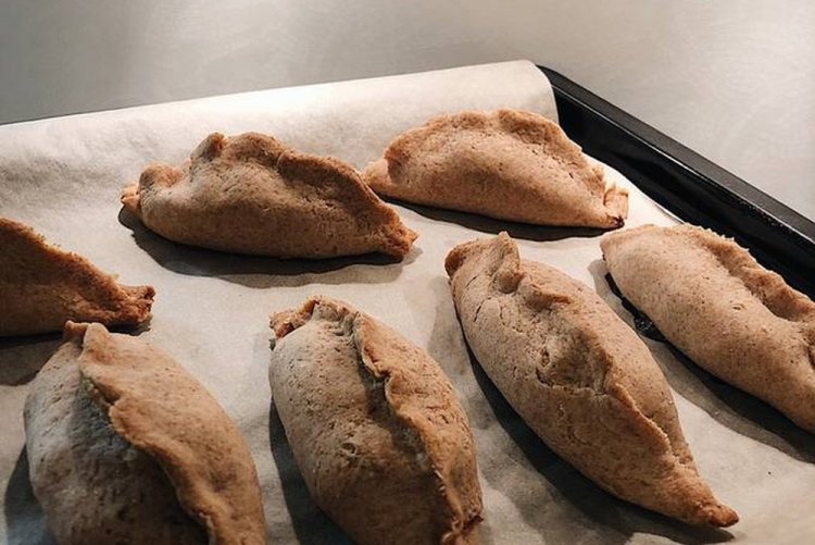 ПП пирожки с капустой