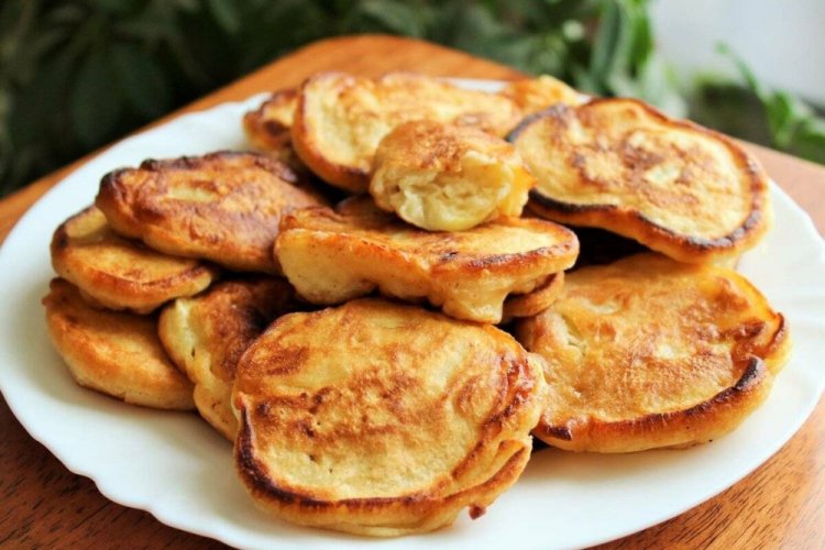 Ленивые пирожки с яблоками