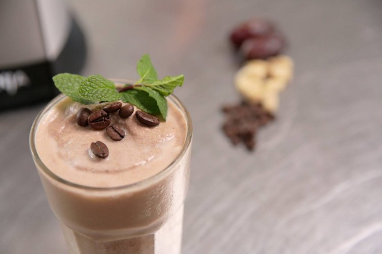 Бананово-кофейный коктейль