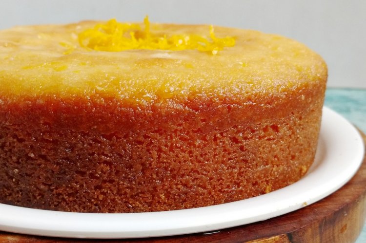 Апельсиновый бисквитный пирог