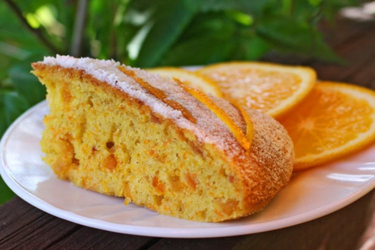 Постный апельсиновый пирог