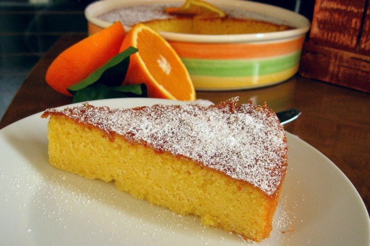 Апельсиновый ПП пирог