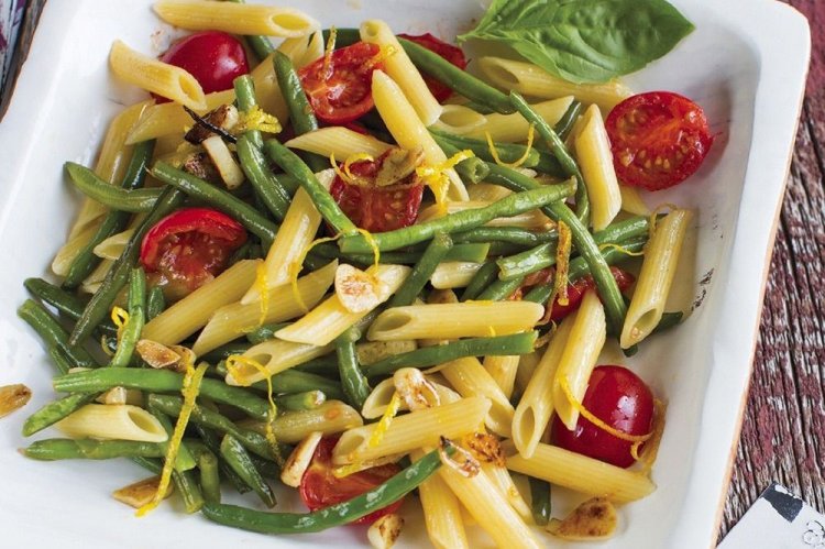 Паста со стручковой фасолью