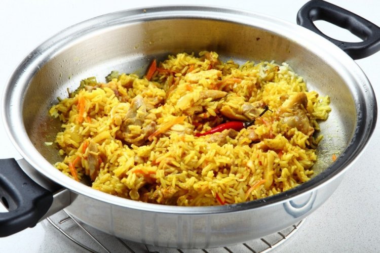 Курица карри с рисом