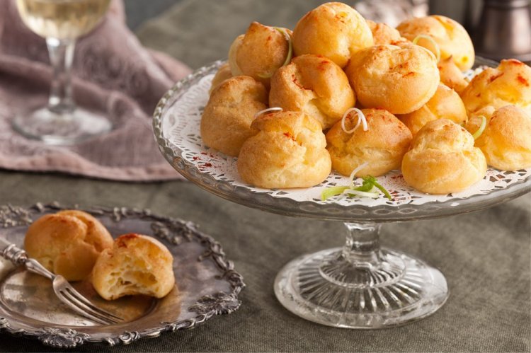 Сырные профитроли без начинки