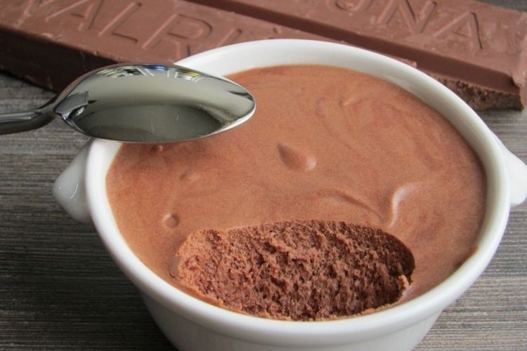 Шоколадный мусс с желатином
