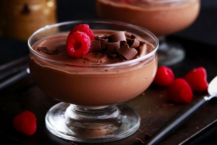 Шоколадный мусс с бренди
