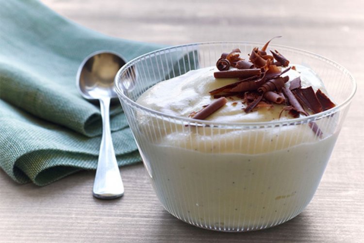 Шоколадный мусс из белого шоколада