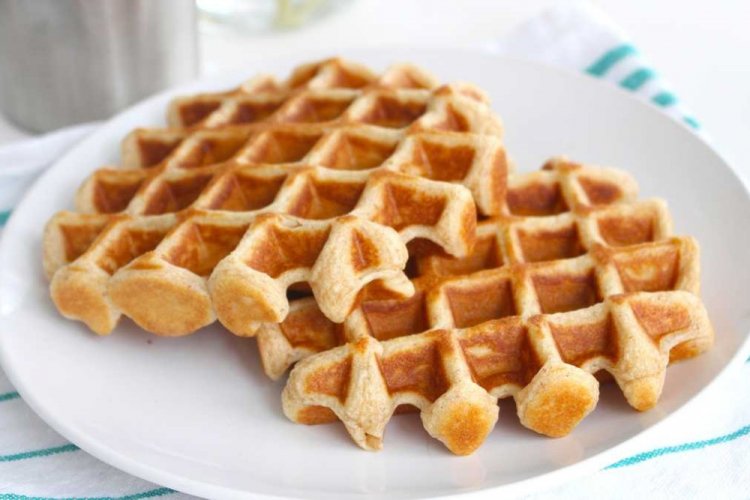 Творожные вафли со сливочным маслом