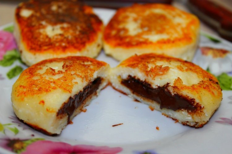 Сырники с шоколадом в духовке
