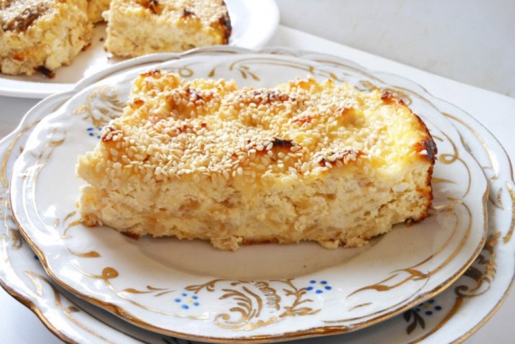 Творожная запеканка с овсяными хлопьями без манки