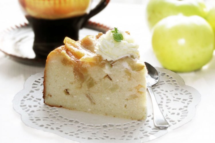 Творожная запеканка с грушей и протеином без манки