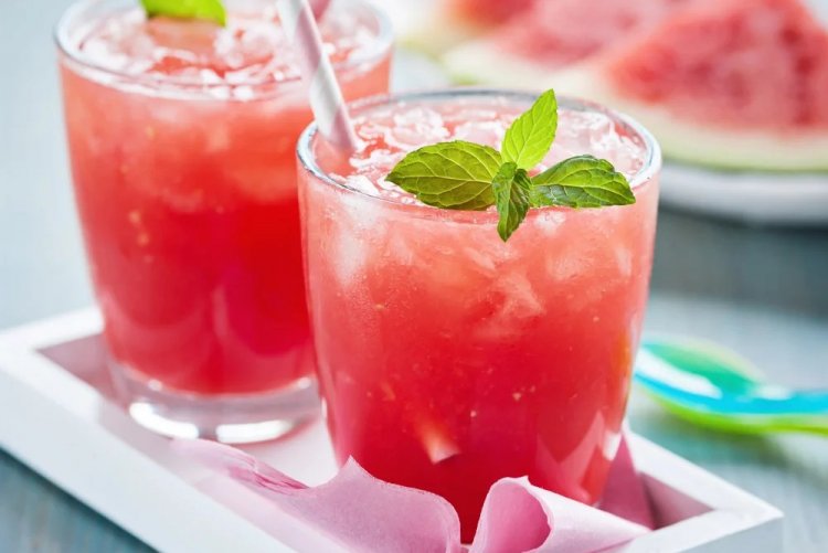 Арбузно-базиликовый коктейль