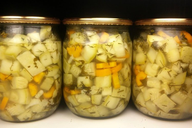 Маринованные кабачки как грузди на зиму