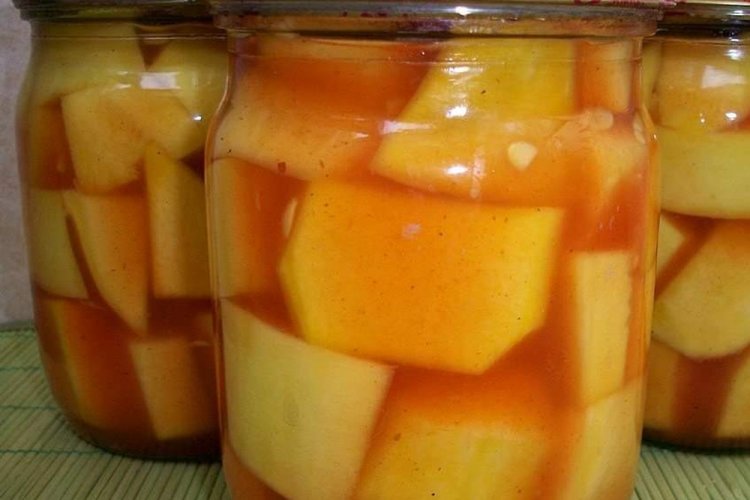 Кабачки как грузди с кетчупом на зиму