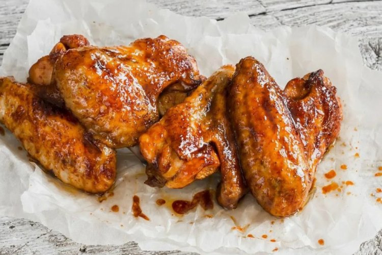 Куриные крылышки с соевым соусом в аэрогриле
