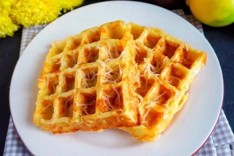 Сырные вафли на кукурузной муке