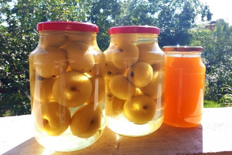 Компот из яблок на зиму