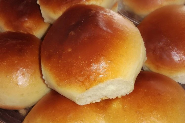 Бездрожжевые булочки на простокваше