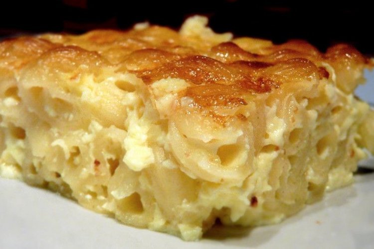 Макароны с сыром и яйцом