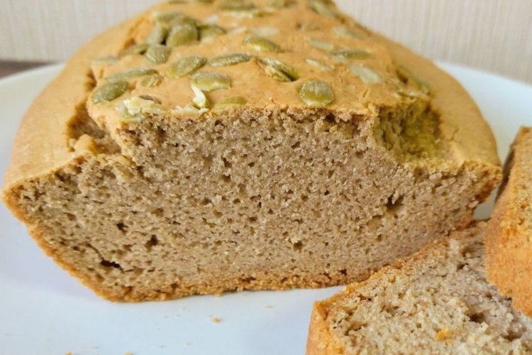 Безглютеновый хлеб из зеленой гречки