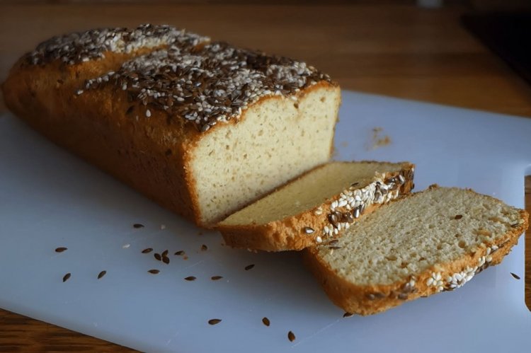 Безглютеновый хлеб из миндальной муки