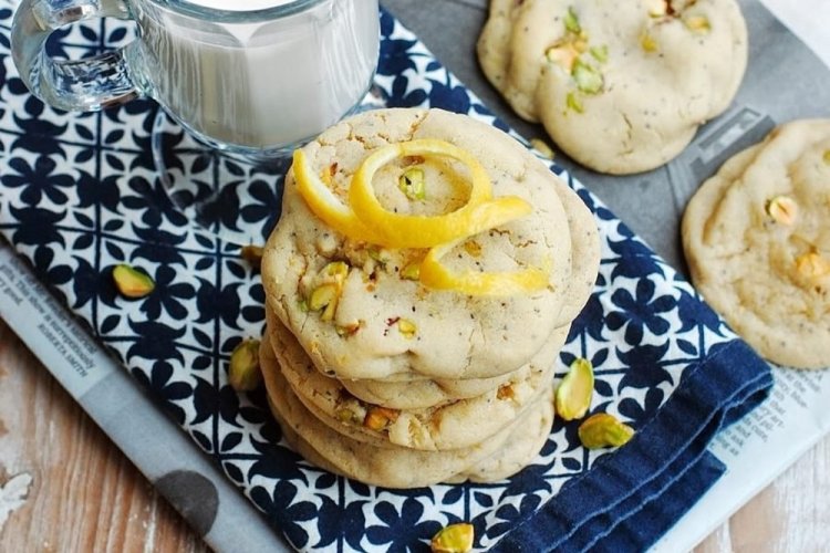 Фисташковое печенье с лимоном