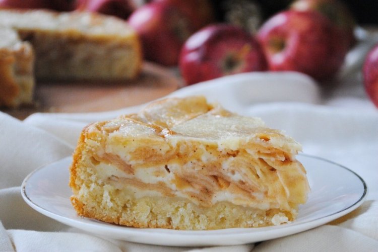 Цветаевский пирог с яблоками