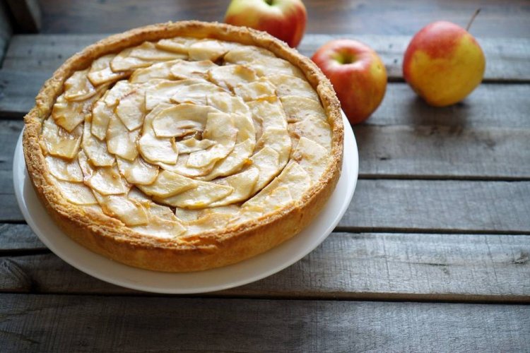 Тарт с яблоками
