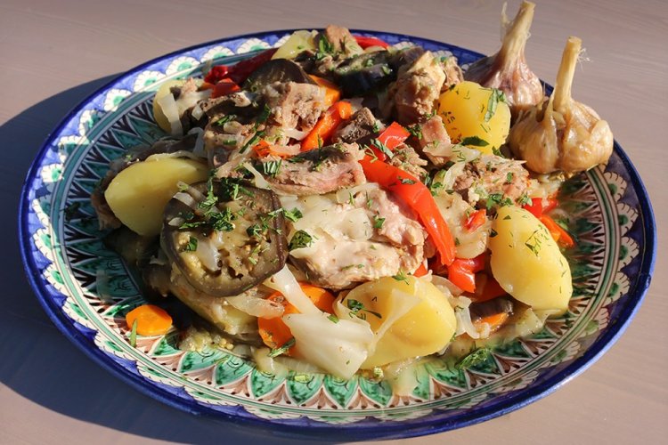 Думляма в узбекском казане