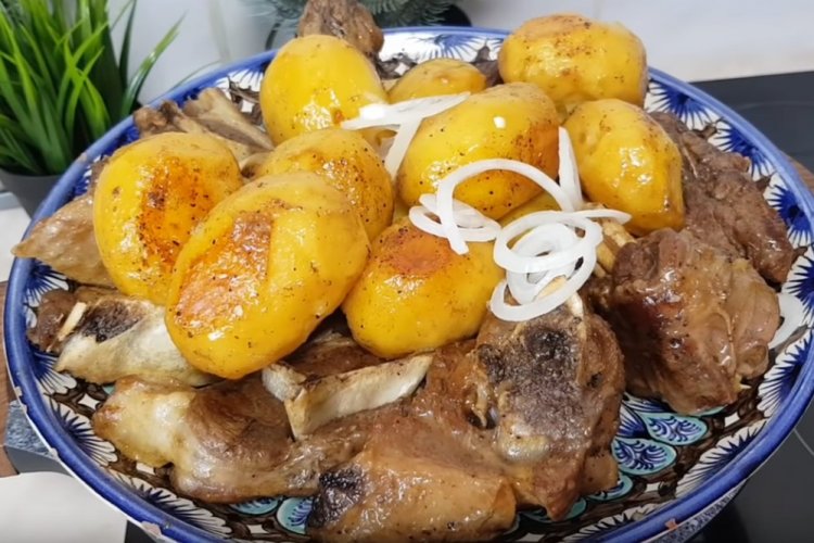 Казан-кебаб в узбекском казане