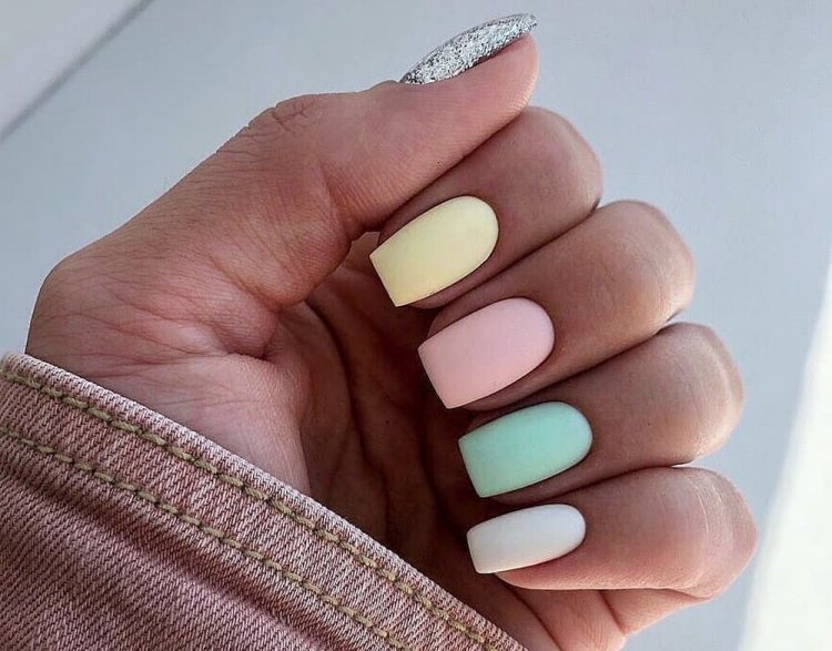 Пастельные оттенки