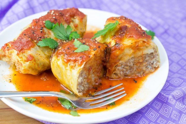 Начинка с фаршем и булгуром для голубцов