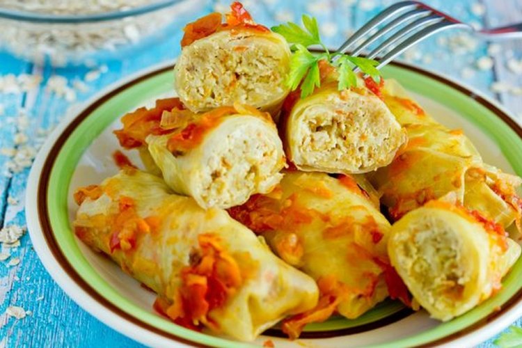 Начинка с курицей и овсянкой